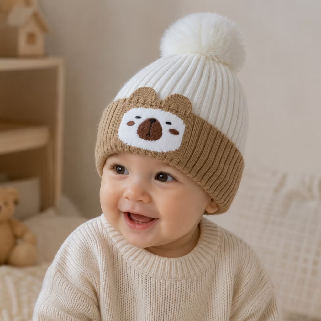 Gorro Touca Infantil Inverno Bichinhos Conforto Luxo - Imagem 4